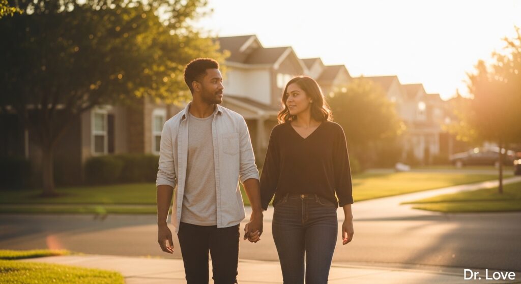 Couple showing relief after a successful State of the Union meeting