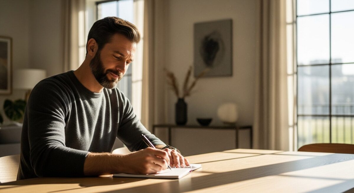 Man preparing for a State of the Union protocol meeting for marriage repair