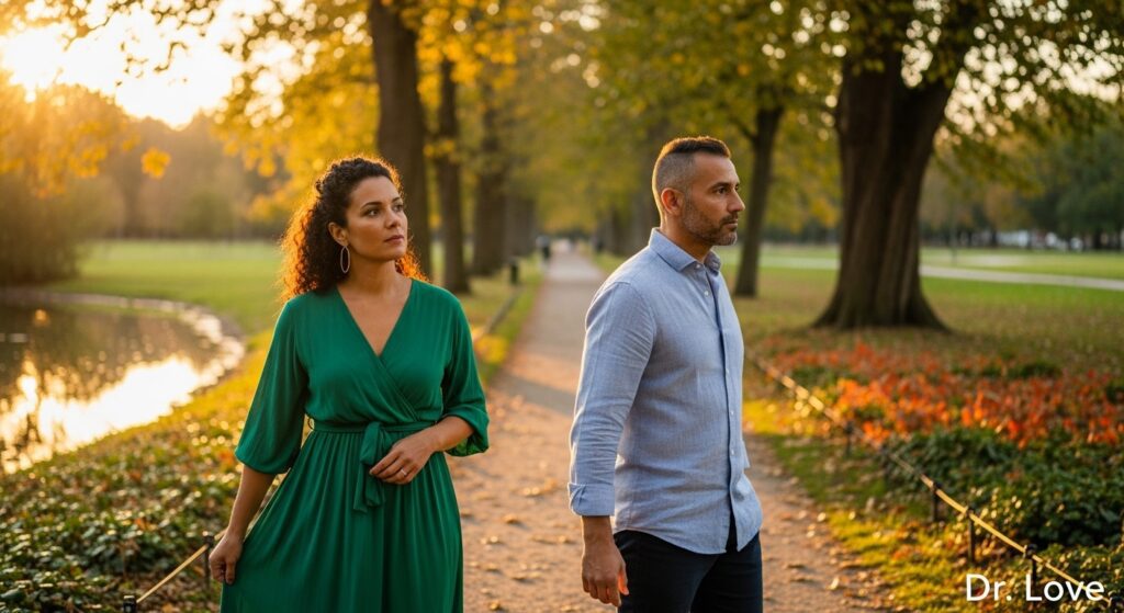 couple walking emotional neglect vs incompatibility